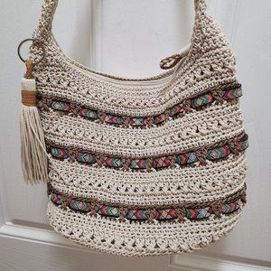 The SAK Crocheted Bag Southwest Pattern NWOT